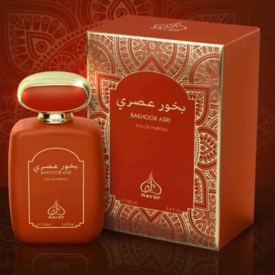 Long Lasting RAYEF Oriental Fragrance Eau De Perfum will keep you feeling fresh all day long. Suitable for use by both Men & Women. Imported directly from UAE. RAYEF Bakhoor Asri Perfume is Blend of Woody, Amber & Vanilla Fragrance. Bakhoor Asri is a warm aroma mixed with spicy, woody and smoky notes. It is a pleasing fragrance that’s suitable for both indoor and outdoor occasions. For a Premium Luxury and Long Lasting 100ml perfume for Men & Women, choose Rayef.